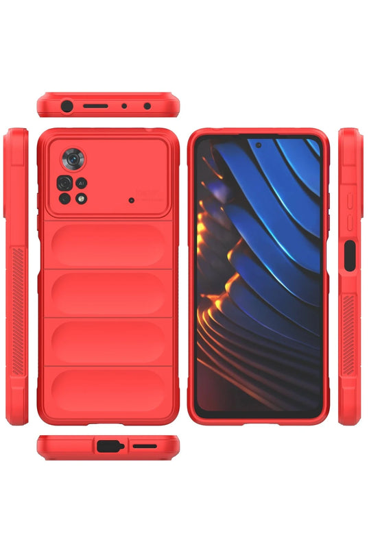 Xiaomi Poco X4 Pro 5G Optimum Silikon Kılıf - Kırmızı 3