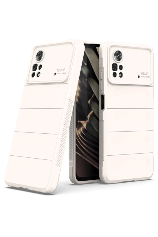 Xiaomi Poco X4 Pro 5G Optimum Silikon Kılıf - Krem 3