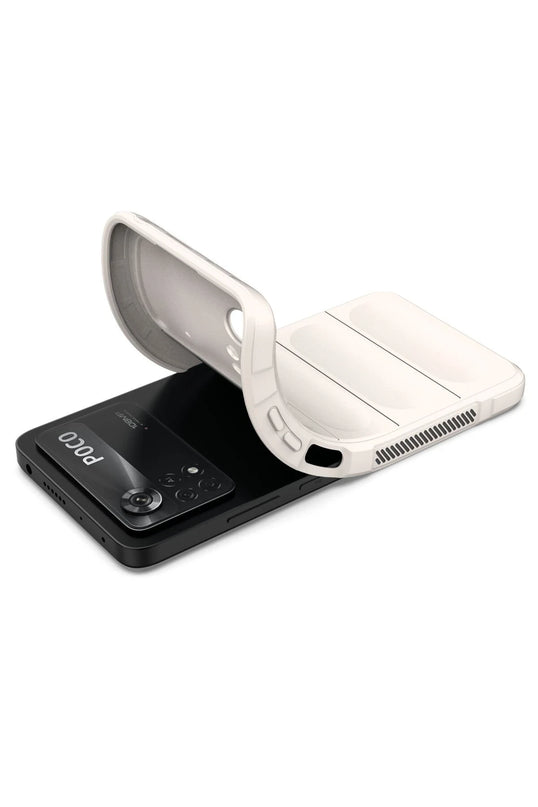 Xiaomi Poco X4 Pro 5G Optimum Silikon Kılıf - Krem 4