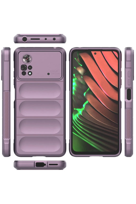 Xiaomi Poco X4 Pro 5G Optimum Silikon Kılıf - Mor 3
