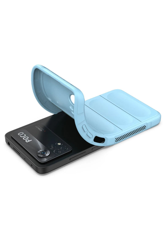 Xiaomi Poco X4 Pro 5G Optimum Silikon Kılıf - Sky Blue 4
