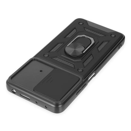 Xiaomi Poco X4 Pro 5G Pars Lens Yüzüklü Silikon Kılıf - Siyah 4