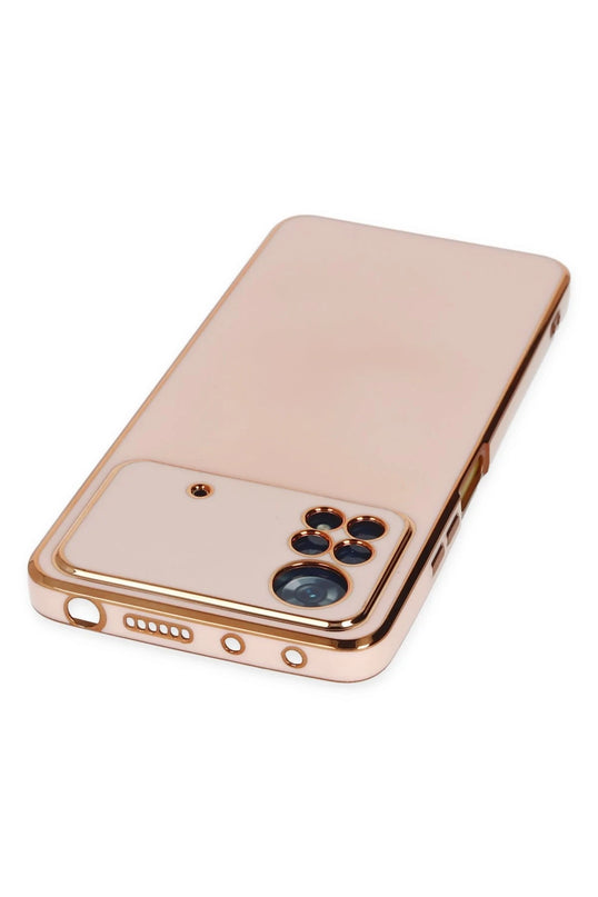 Xiaomi Poco X4 Pro 5G Volet Silikon Kılıf - Pembe 5