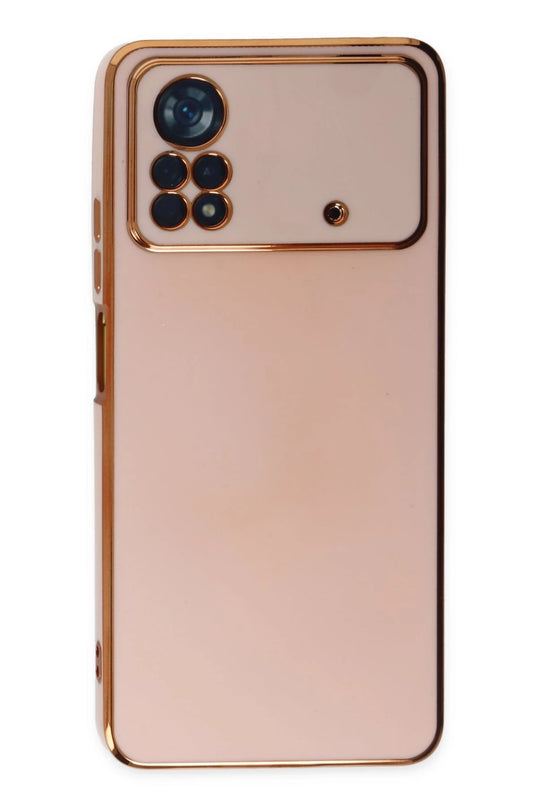 Xiaomi Poco X4 Pro 5G Volet Silikon Kılıf - Pembe 2