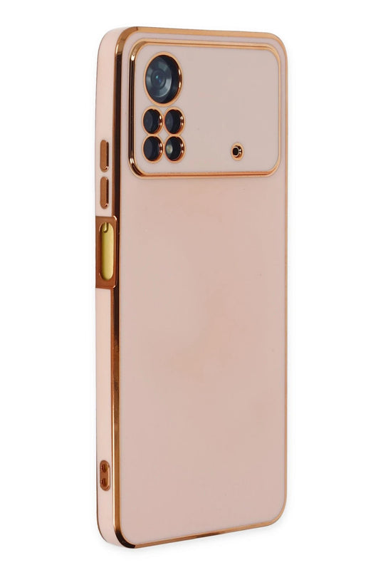 Xiaomi Poco X4 Pro 5G Volet Silikon Kılıf - Pembe
