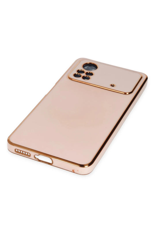 Xiaomi Poco X4 Pro 5G Volet Silikon Kılıf - Pembe 3