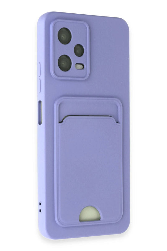 Xiaomi Poco X5 5G Kelvin Kartvizitli Silikon Kılıf - Lila 2