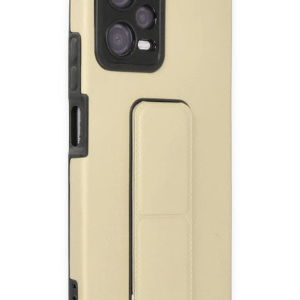 Xiaomi Poco X5 5G Mega Standlı Silikon Kılıf - Gold 2