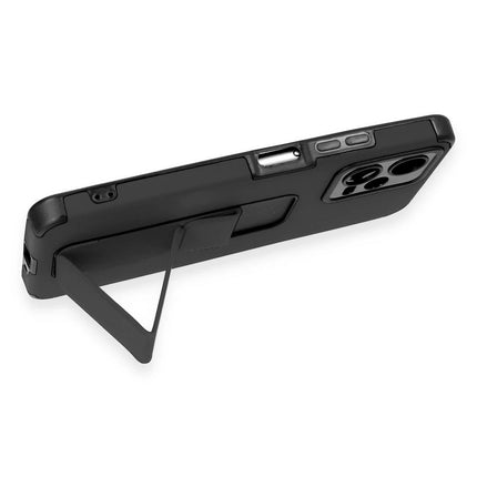 Xiaomi Poco X5 5G Mega Standlı Silikon Kılıf - Siyah 5