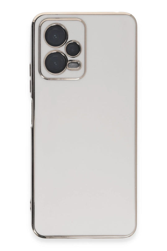 Xiaomi Poco X5 5G Volet Silikon Kılıf - Beyaz