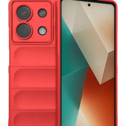 Xiaomi Poco X6 Optimum Silikon Kılıf - Kırmızı