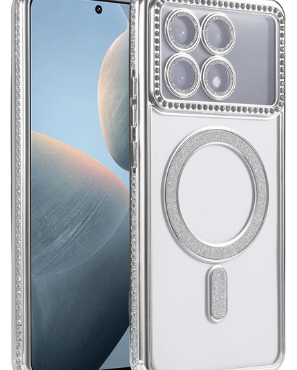 Xiaomi Poco X6 Pro Joke Simli Magneticsafe Kılıf - Gümüş