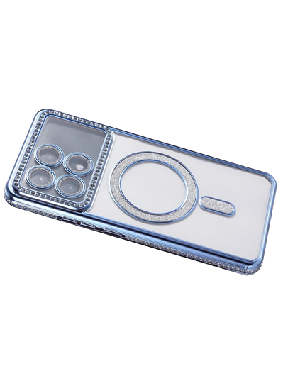 Xiaomi Poco X6 Pro Joke Simli Magneticsafe Kılıf - Mavi 4