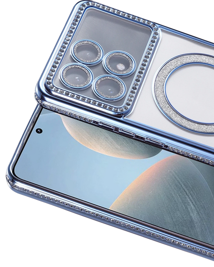 Xiaomi Poco X6 Pro Joke Simli Magneticsafe Kılıf - Mavi 2