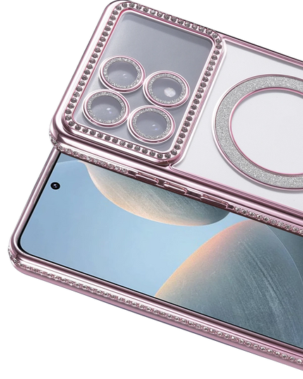 Xiaomi Poco X6 Pro Joke Simli Magneticsafe Kılıf - Pembe 2