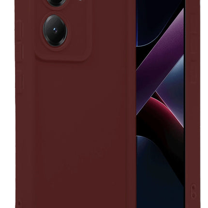 Xiaomi Poco X7 Pro Viera Silikon Kılıf - Bordo