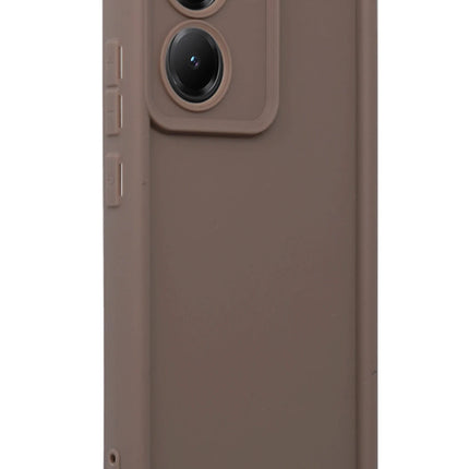 Xiaomi Poco X7 Pro Viera Silikon Kılıf - Kahverengi 3