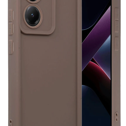 Xiaomi Poco X7 Pro Viera Silikon Kılıf - Kahverengi