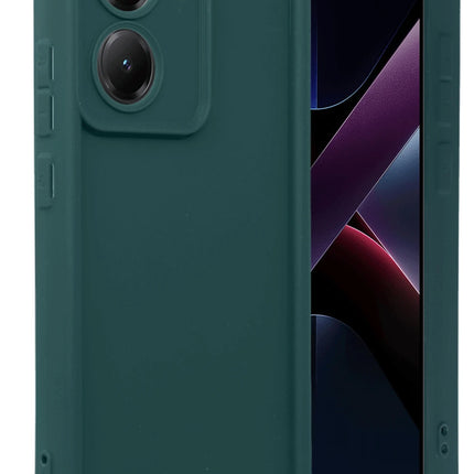 Xiaomi Poco X7 Pro Viera Silikon Kılıf - Koyu Yeşil