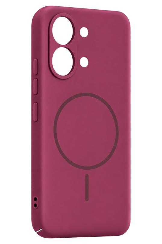 Xiaomi Poco X8 Pro Max Mika PC Magsafe Kapak Kılıf - Bordo