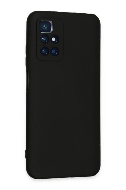 Xiaomi Redmi 10 2022 Nano içi Kadife Silikon Kılıf - Siyah 2