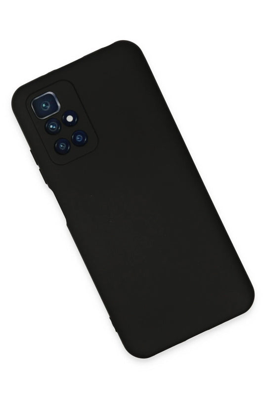 Xiaomi Redmi 10 2022 Nano içi Kadife Silikon Kılıf - Siyah 3
