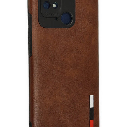 Xiaomi Redmi 10C Loop Deri Silikon Kılıf - Kahverengi 3