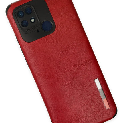 Xiaomi Redmi 10C Loop Deri Silikon Kılıf - Kırmızı 2