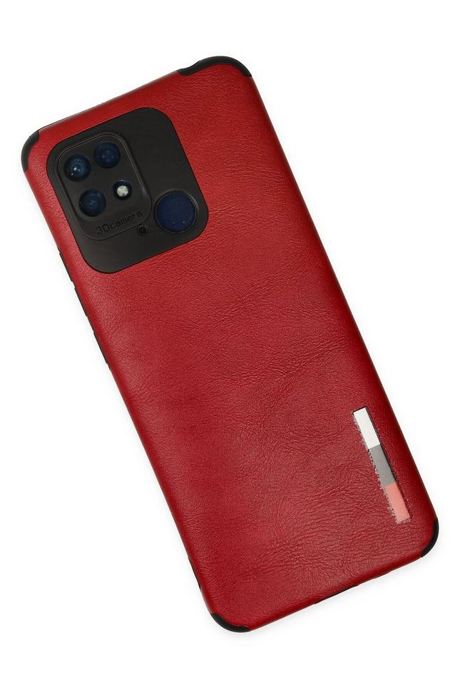 Xiaomi Redmi 10C Loop Deri Silikon Kılıf - Kırmızı 2