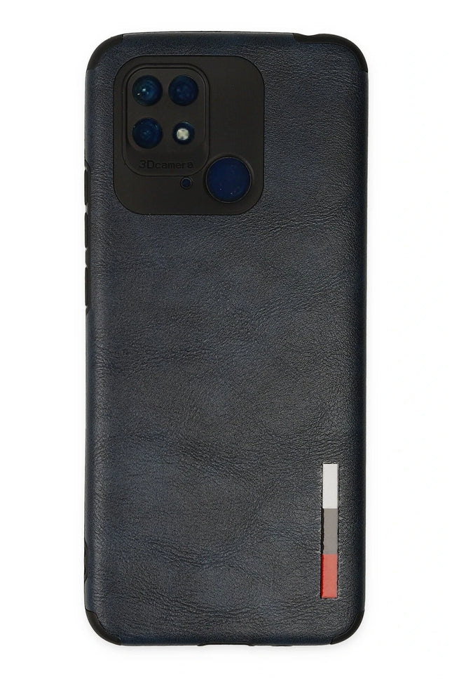 Xiaomi Redmi 10C Loop Deri Silikon Kılıf - Lacivert