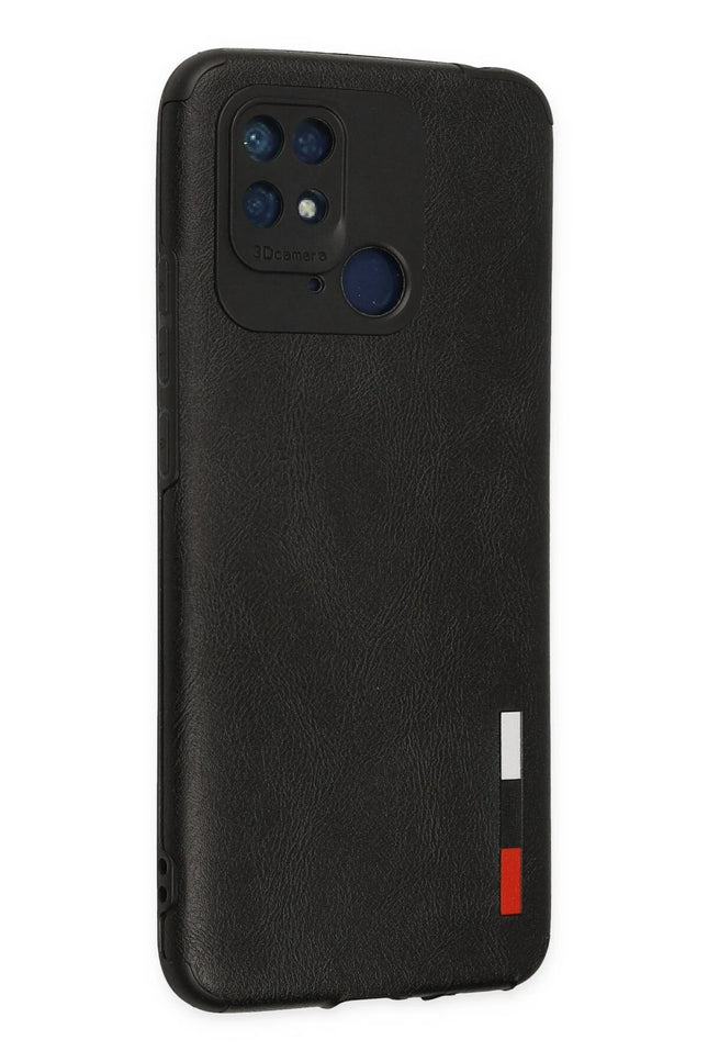 Xiaomi Redmi 10C Loop Deri Silikon Kılıf - Siyah 3