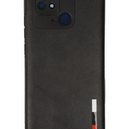 Xiaomi Redmi 10C Loop Deri Silikon Kılıf - Siyah