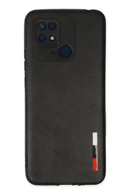 Xiaomi Redmi 10C Loop Deri Silikon Kılıf - Siyah