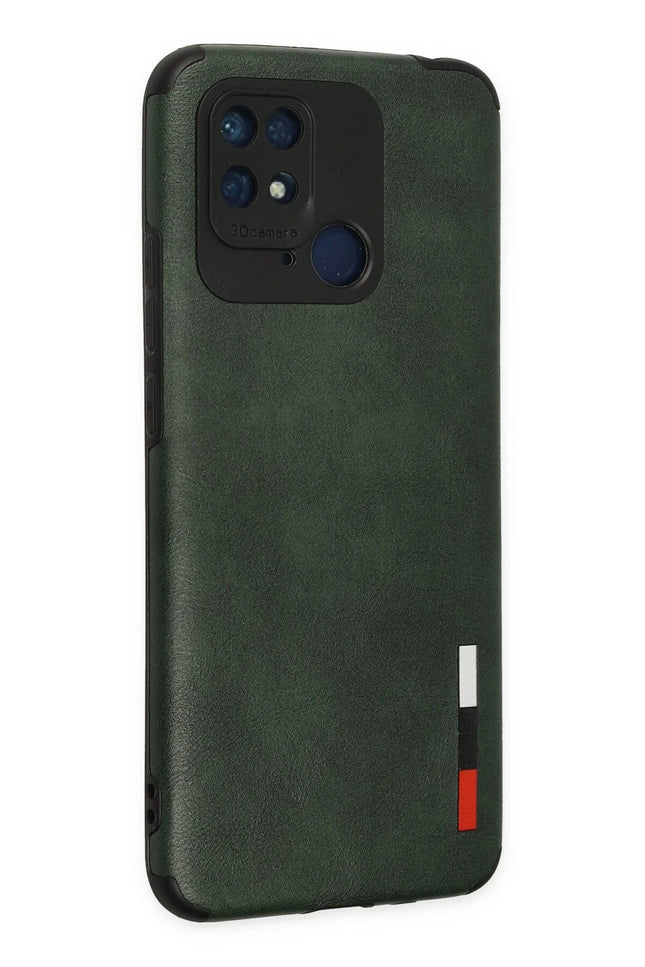 Xiaomi Redmi 10C Loop Deri Silikon Kılıf - Yeşil 3
