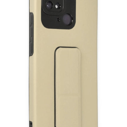Xiaomi Redmi 10C Mega Standlı Silikon Kılıf - Gold