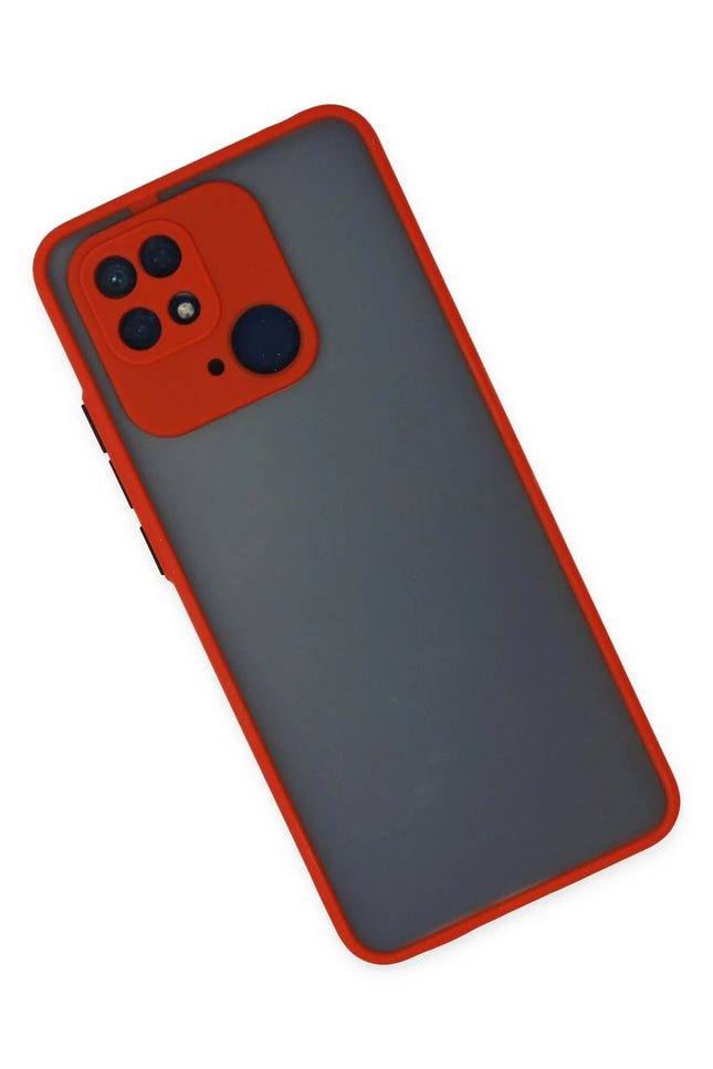 Xiaomi Redmi 10C Montreal Silikon Kapak Kılıf - Kırmızı 2