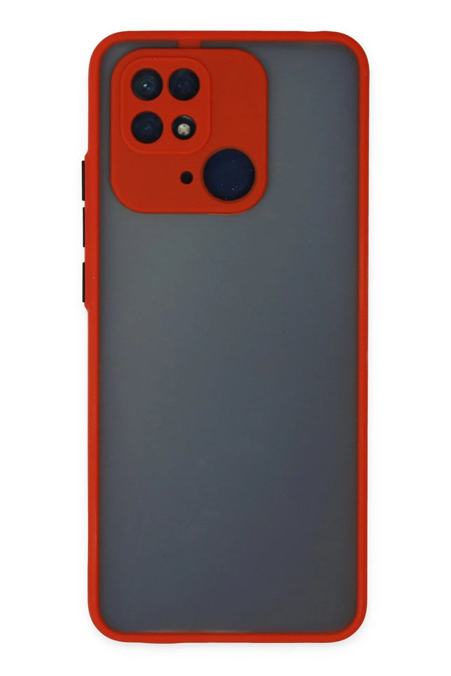 Xiaomi Redmi 10C Montreal Silikon Kapak Kılıf - Kırmızı