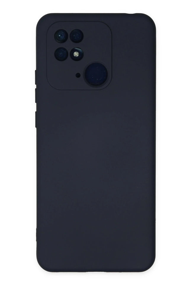 Xiaomi Redmi 10C Nano içi Kadife Silikon Kılıf - Lacivert