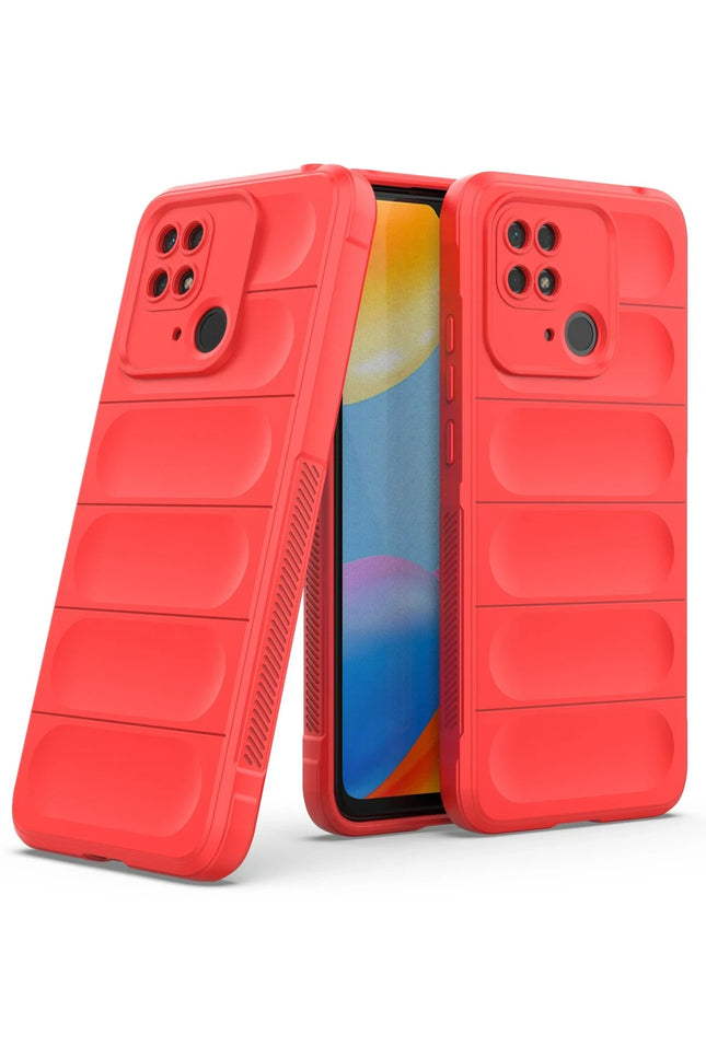Xiaomi Redmi 10C Optimum Silikon Kılıf - Kırmızı 2
