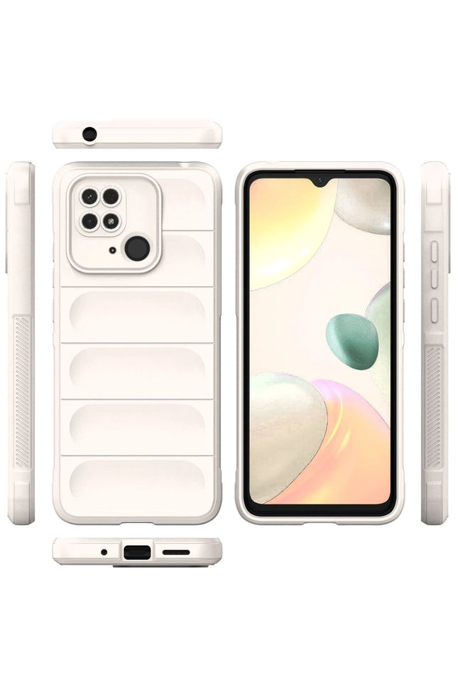Xiaomi Redmi 10C Optimum Silikon Kılıf - Krem 3