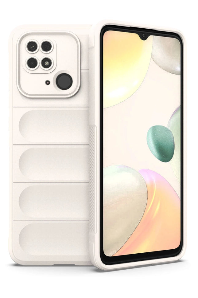 Xiaomi Redmi 10C Optimum Silikon Kılıf - Krem