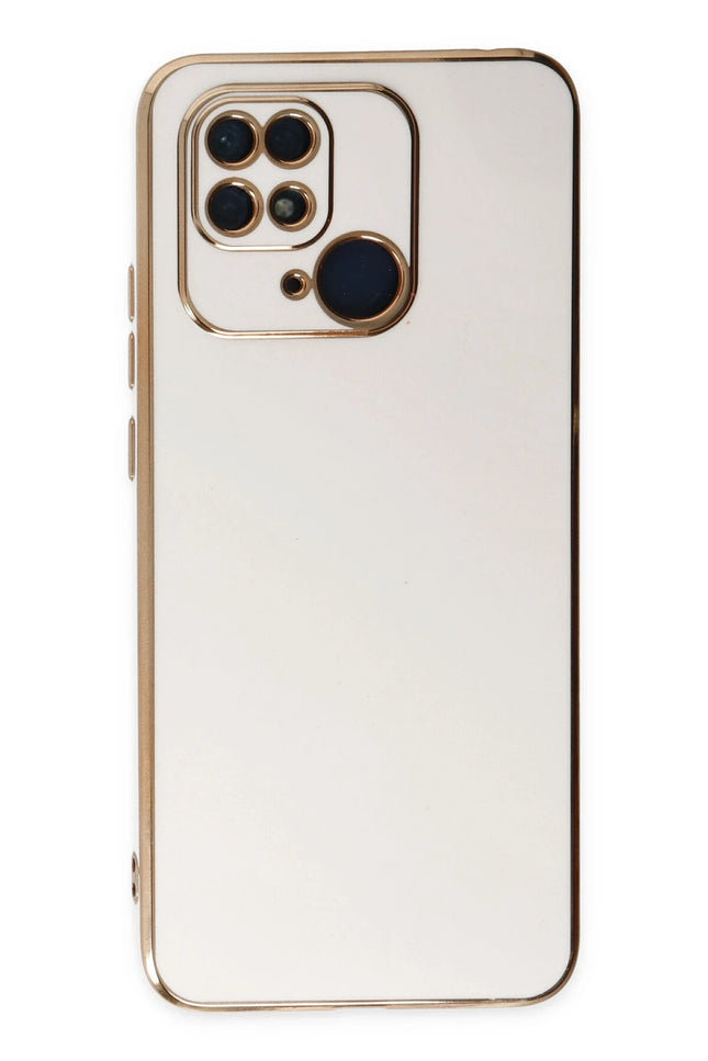 Xiaomi Redmi 10C Volet Silikon Kılıf - Beyaz 2