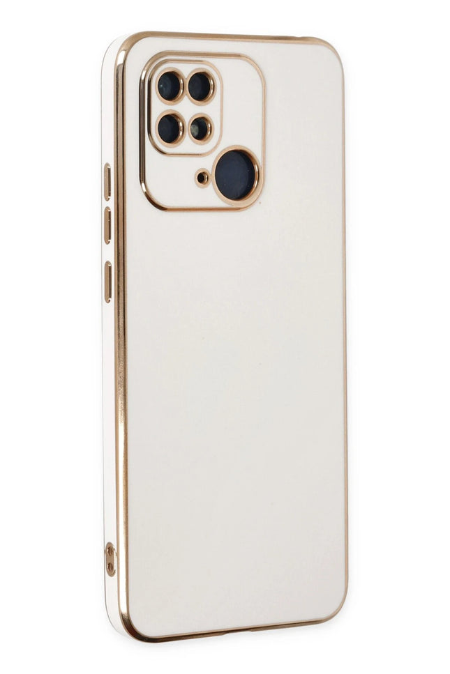 Xiaomi Redmi 10C Volet Silikon Kılıf - Beyaz