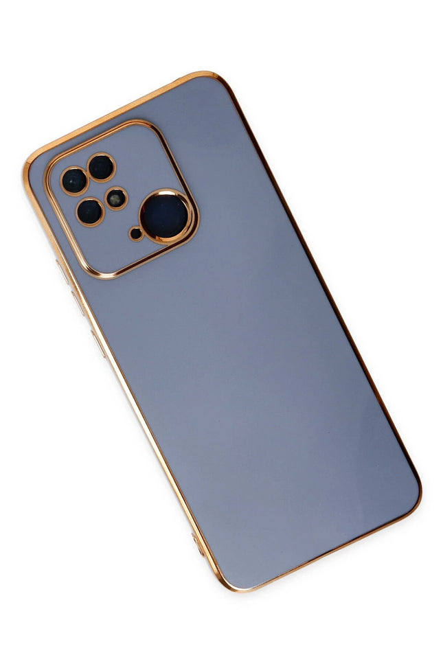 Xiaomi Redmi 10C Volet Silikon Kılıf - Mavi 3