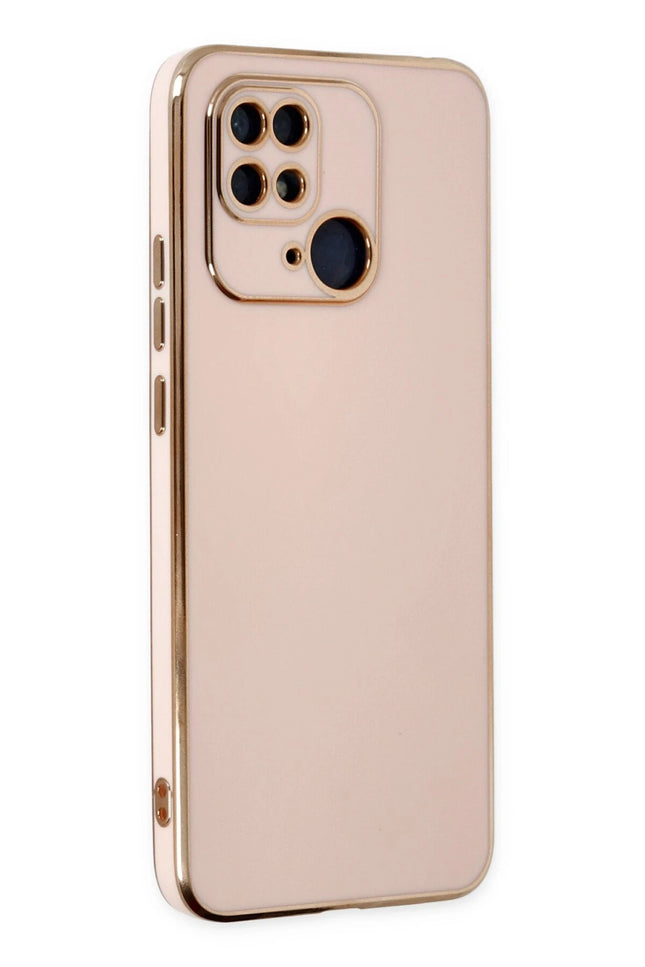 Xiaomi Redmi 10C Volet Silikon Kılıf - Pembe