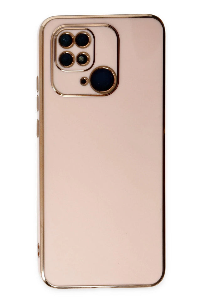 Xiaomi Redmi 10C Volet Silikon Kılıf - Pembe 2