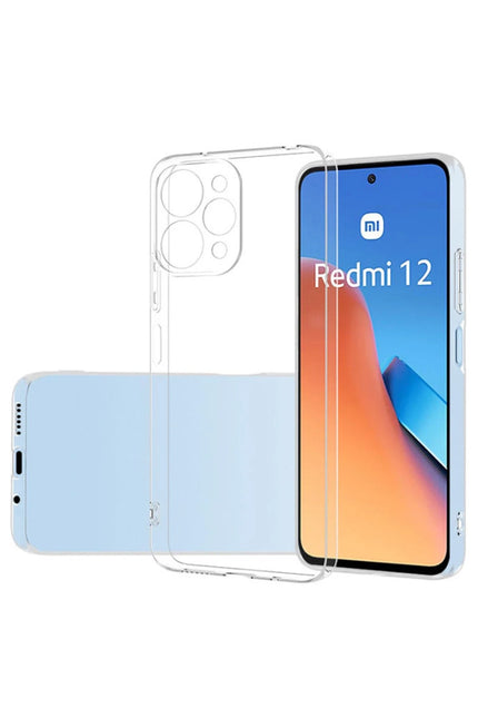 Xiaomi Redmi 12 Lüx Şeffaf Silikon Kılıf