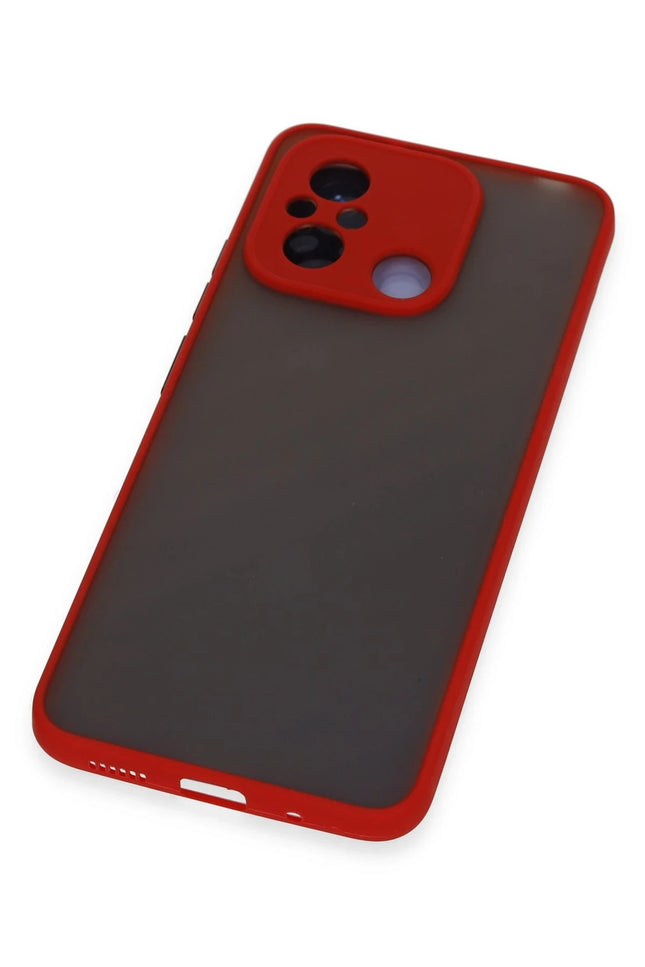 Xiaomi Redmi 12C Montreal Silikon Kapak Kılıf - Kırmızı 4