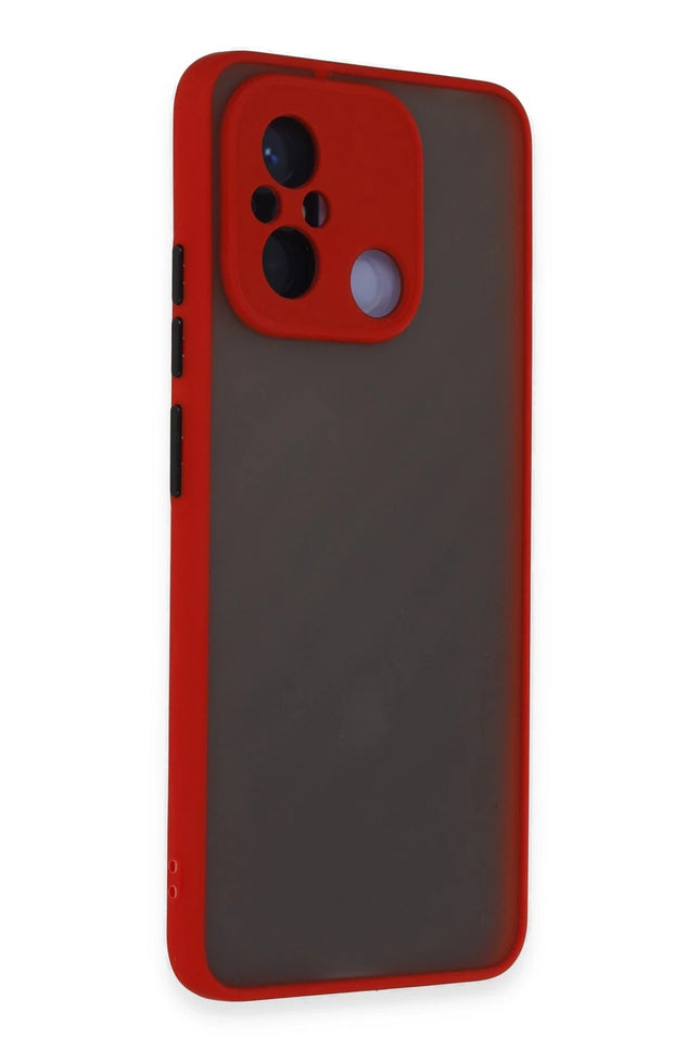 Xiaomi Redmi 12C Montreal Silikon Kapak Kılıf - Kırmızı 2