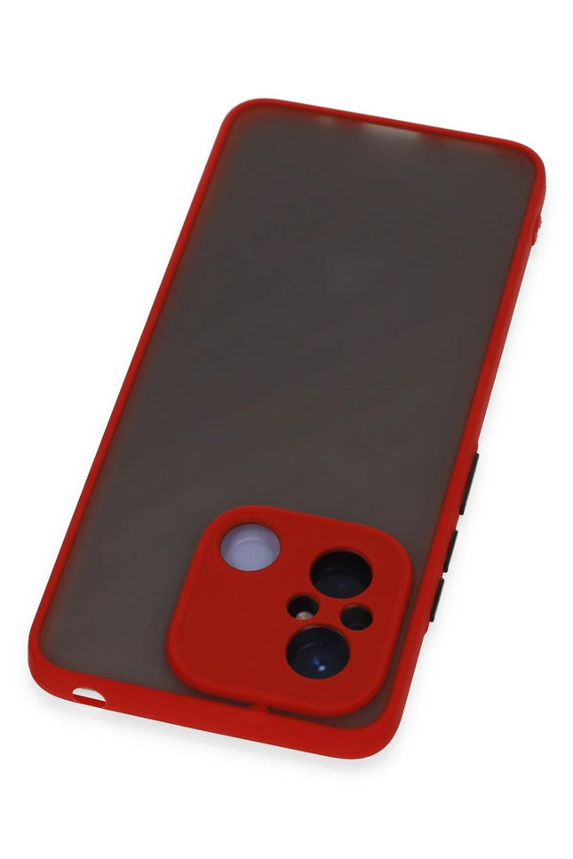 Xiaomi Redmi 12C Montreal Silikon Kapak Kılıf - Kırmızı 3